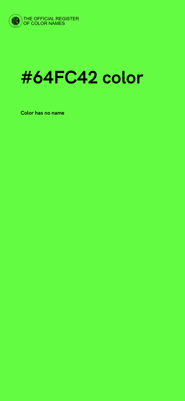 #64FC42 color image