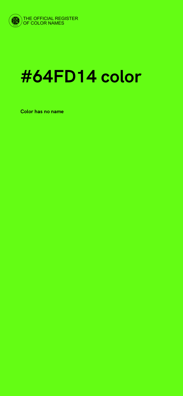 #64FD14 color image