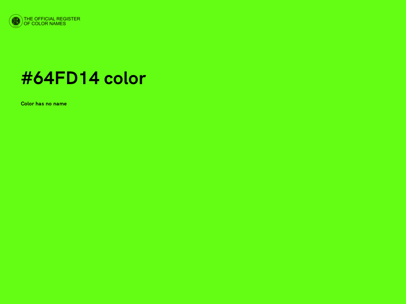 #64FD14 color image