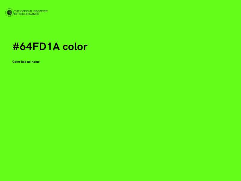 #64FD1A color image