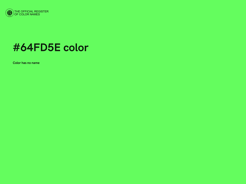 #64FD5E color image