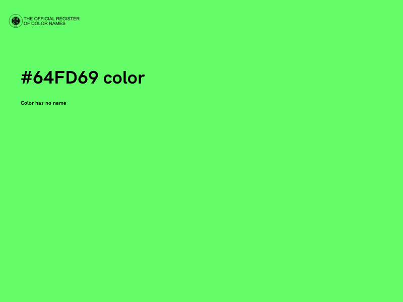 #64FD69 color image