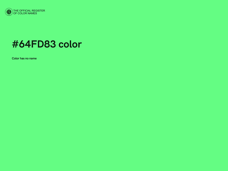 #64FD83 color image