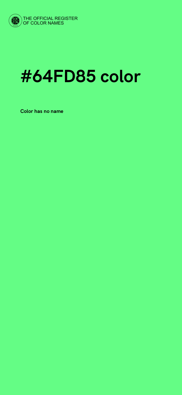 #64FD85 color image