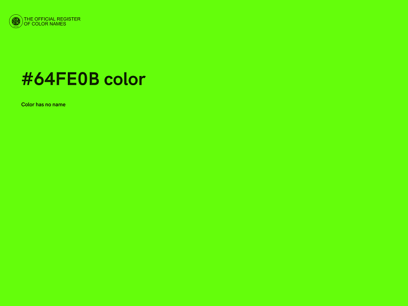 #64FE0B color image