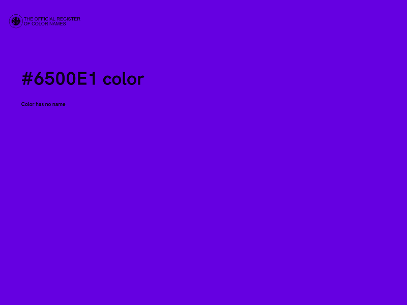 #6500E1 color image