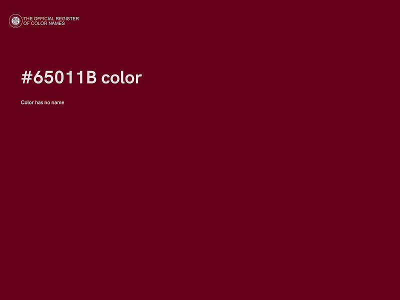 #65011B color image