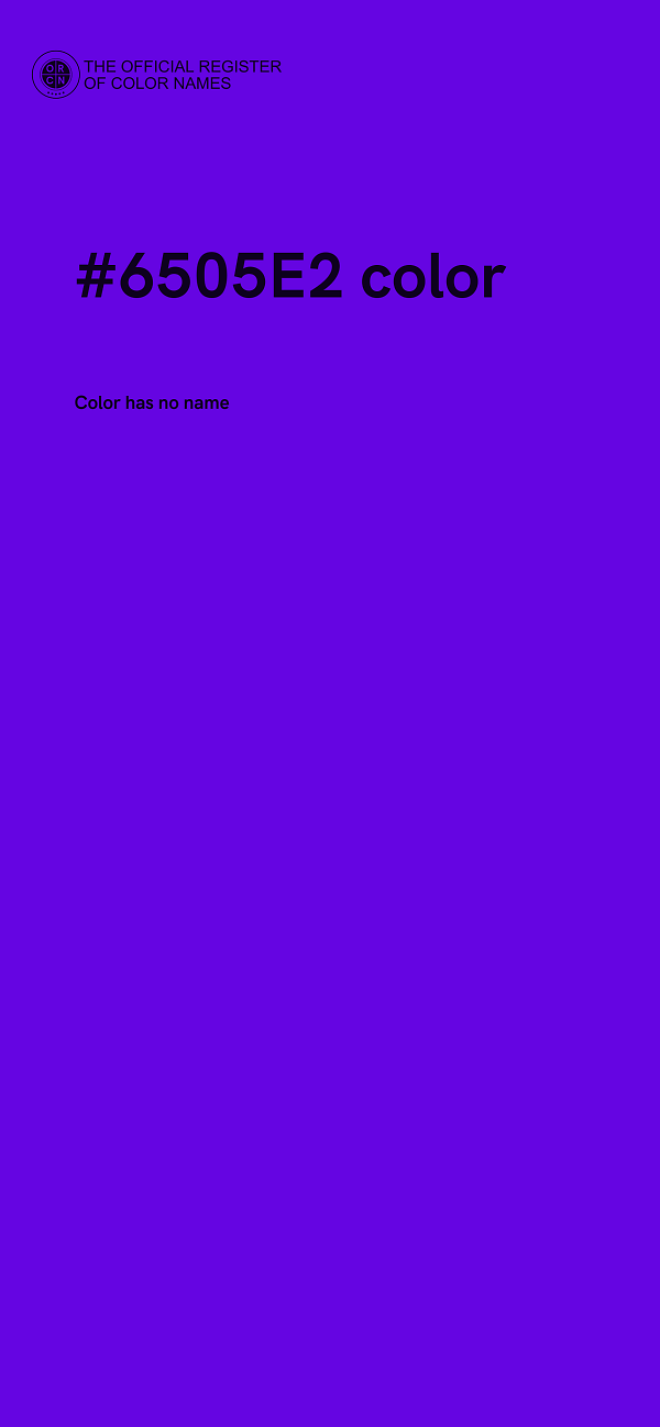 #6505E2 color image