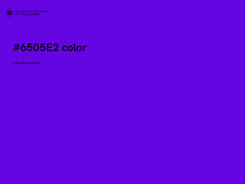 #6505E2 color image