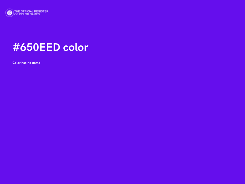 #650EED color image