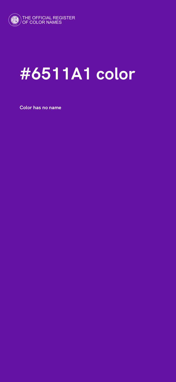 #6511A1 color image