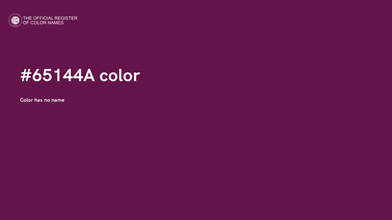 #65144A color image