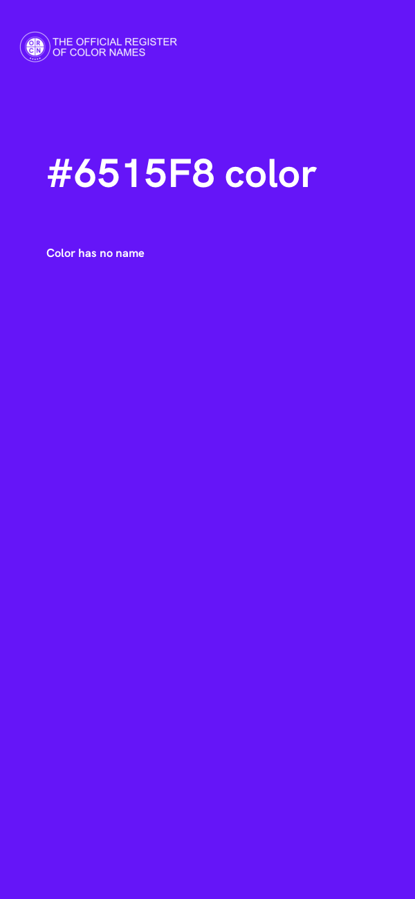 #6515F8 color image