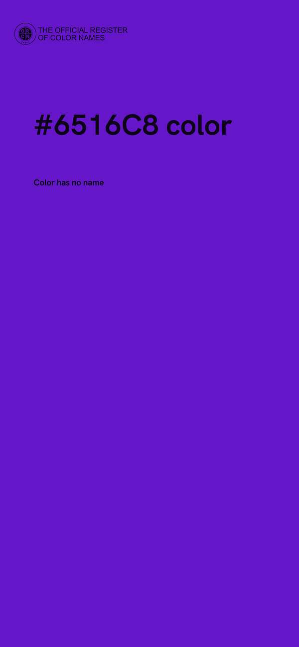 #6516C8 color image