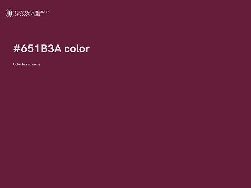 #651B3A color image