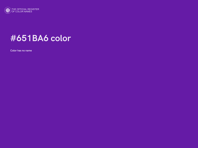 #651BA6 color image