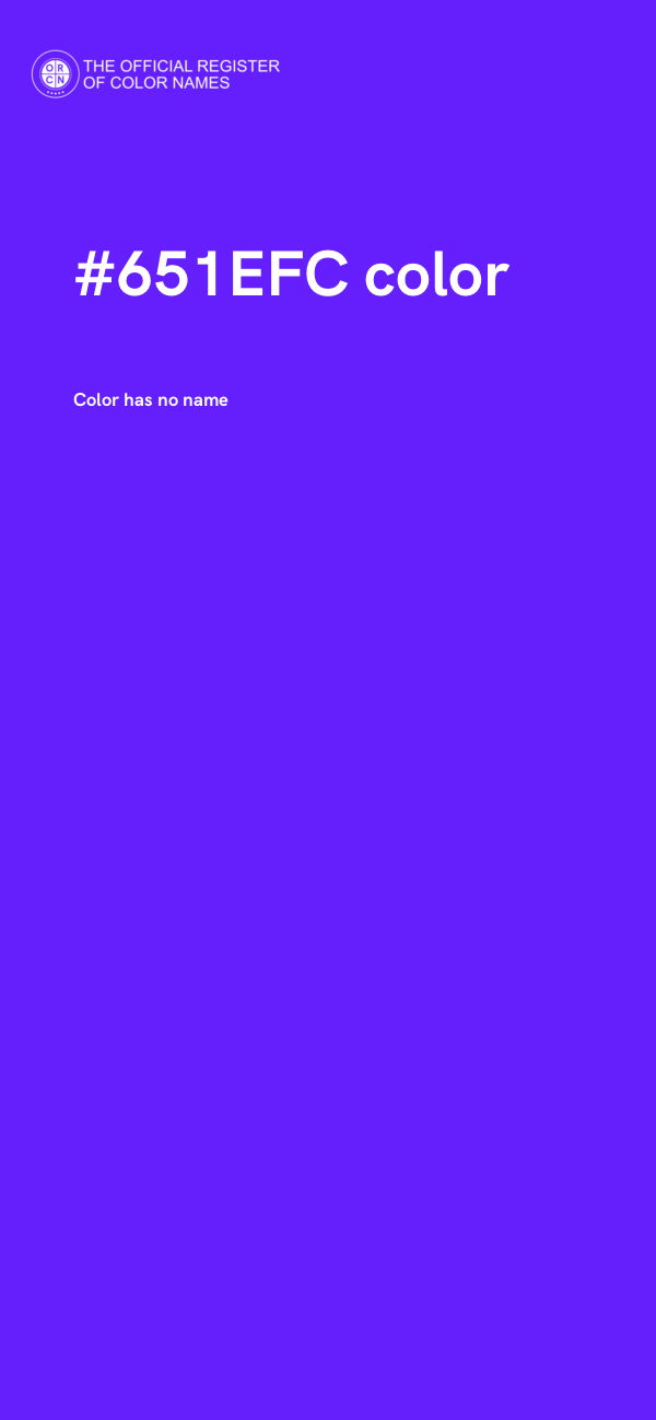 #651EFC color image