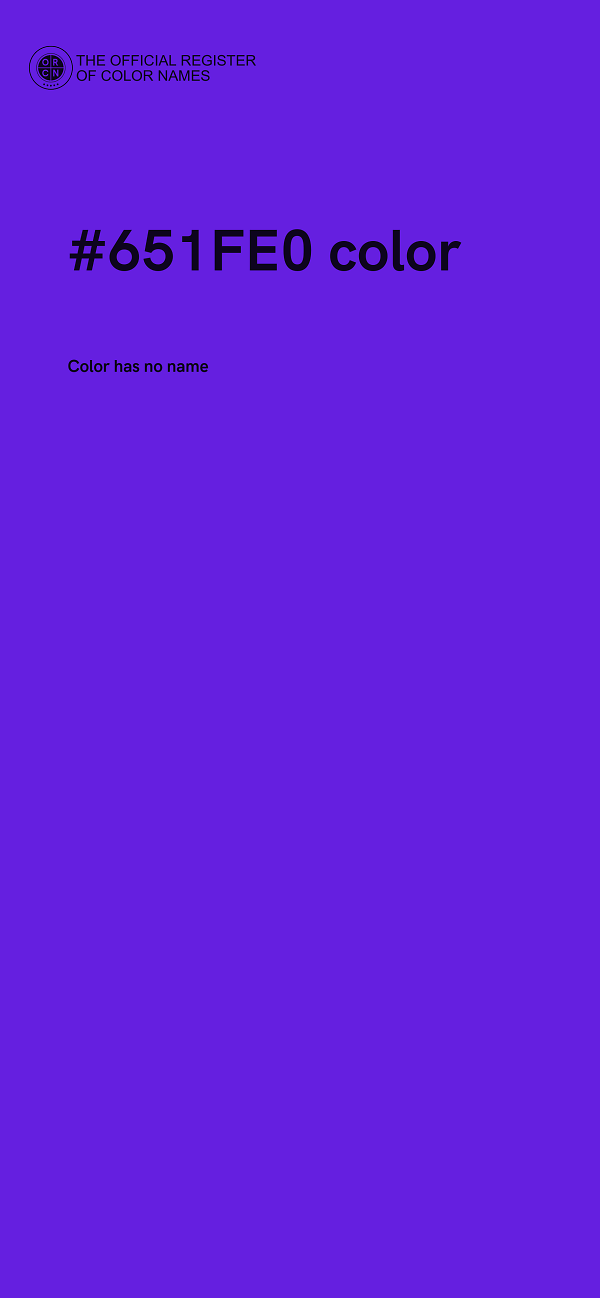 #651FE0 color image