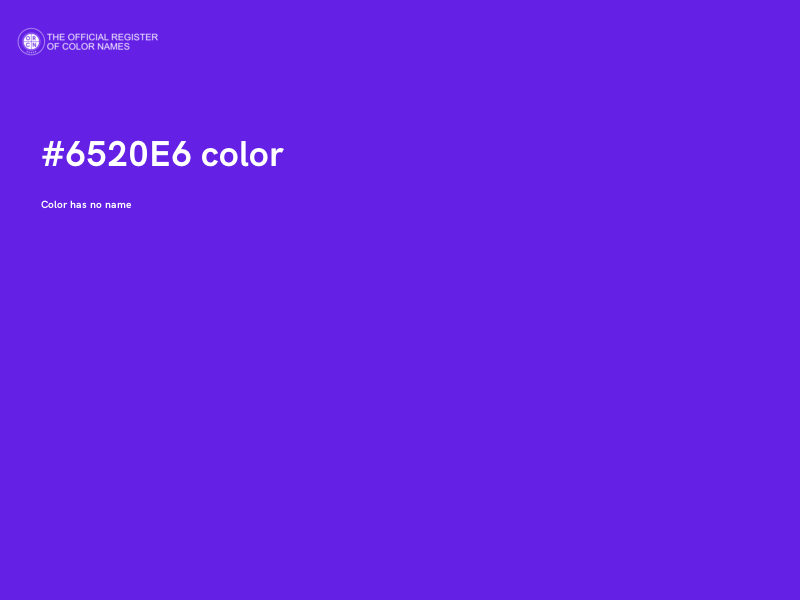 #6520E6 color image