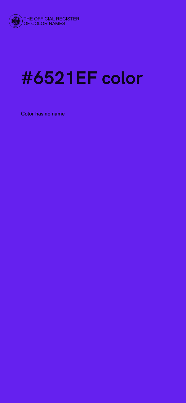 #6521EF color image