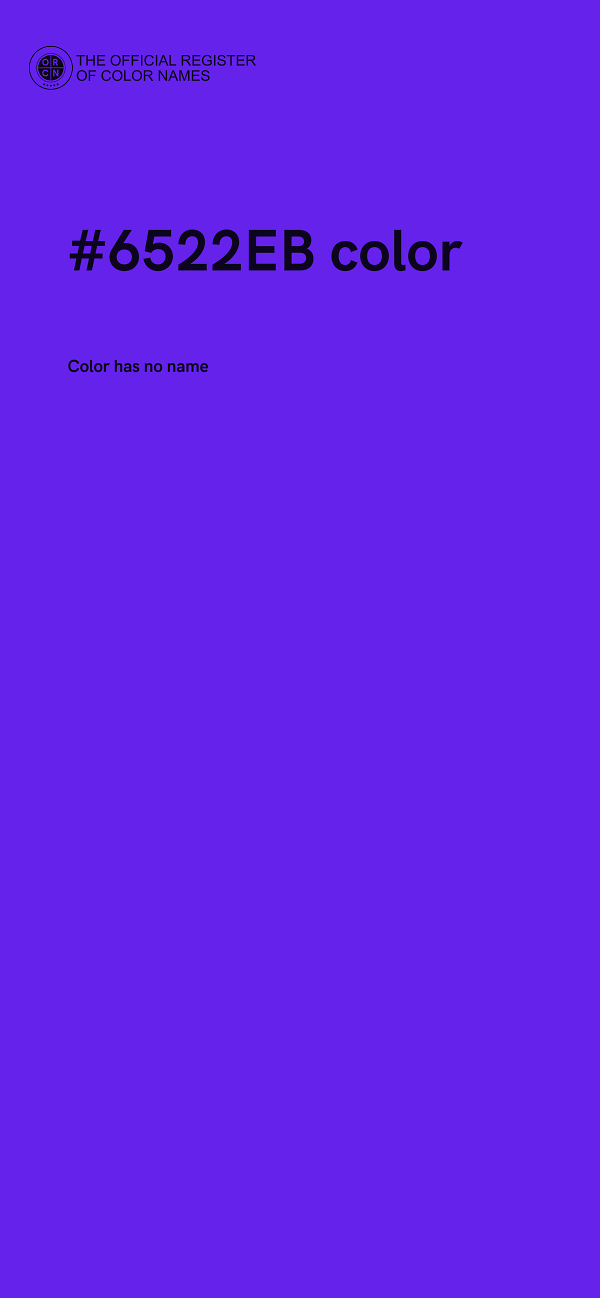 #6522EB color image