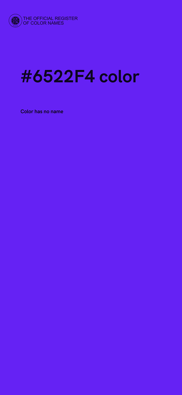 #6522F4 color image