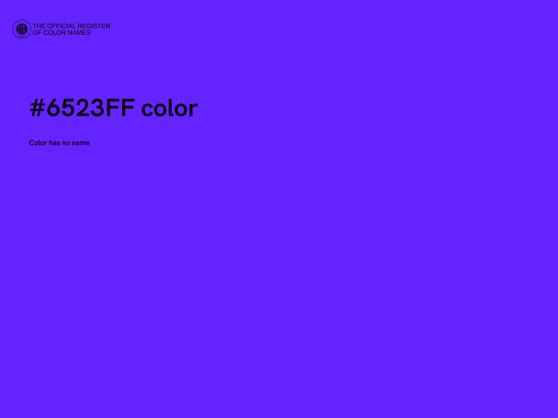 #6523FF color image