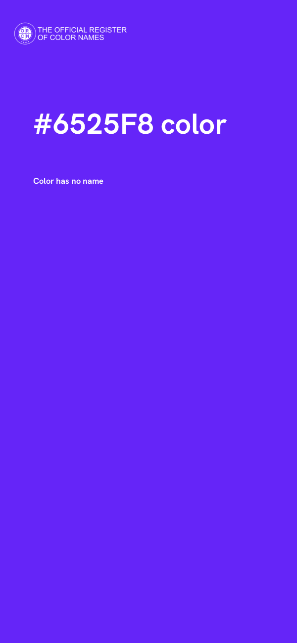 #6525F8 color image