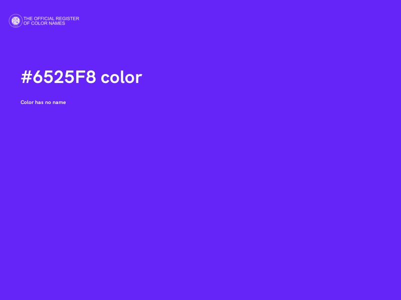 #6525F8 color image