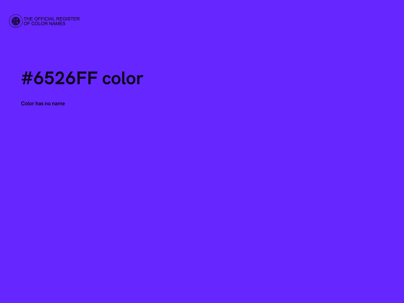 #6526FF color image