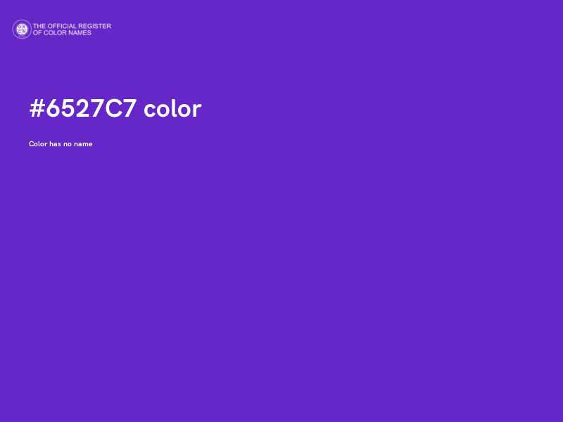 #6527C7 color image
