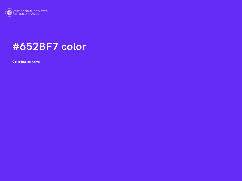 #652BF7 color image