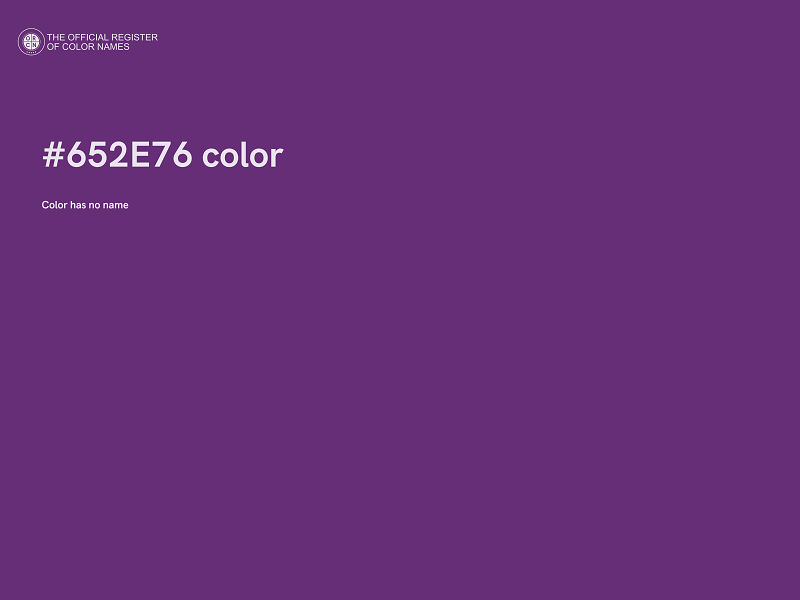 #652E76 color image