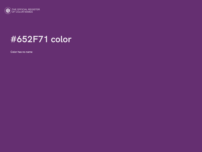 #652F71 color image