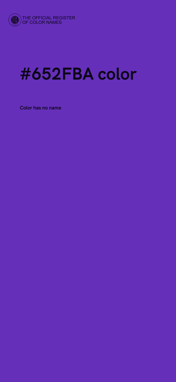 #652FBA color image