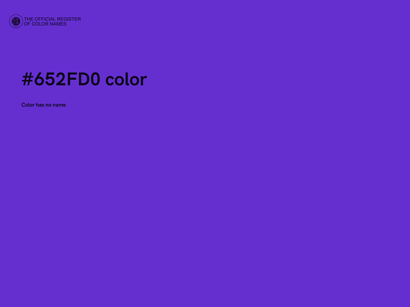 #652FD0 color image