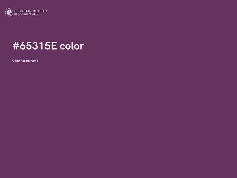 #65315E color image