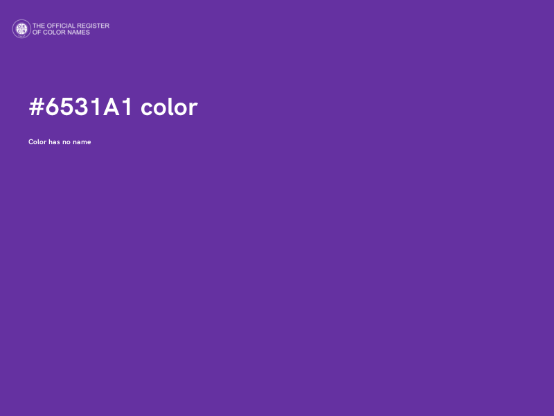 #6531A1 color image