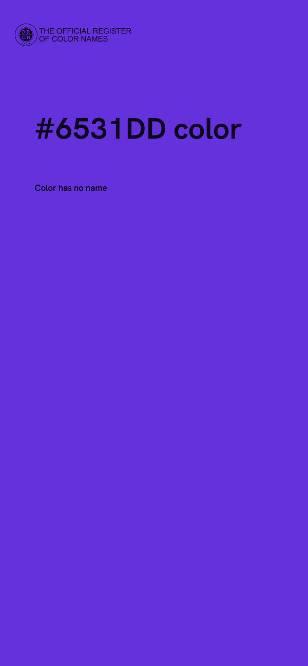 #6531DD color image