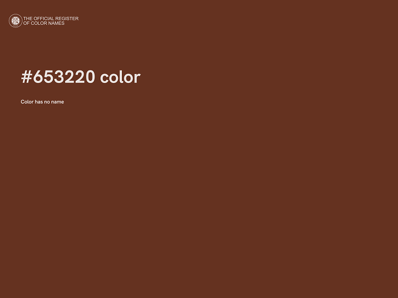 #653220 color image