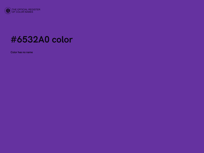 #6532A0 color image