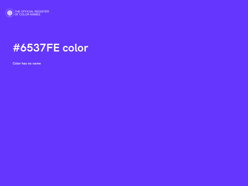 #6537FE color image