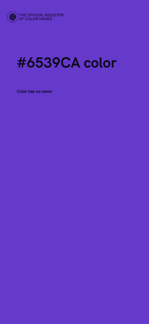 #6539CA color image