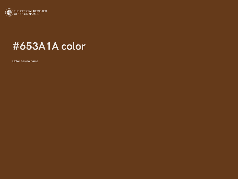 #653A1A color image