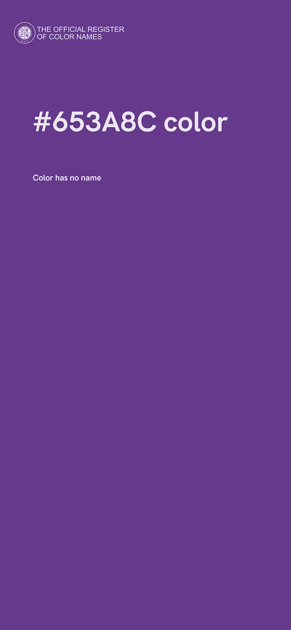 #653A8C color image