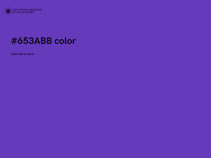 #653ABB color image