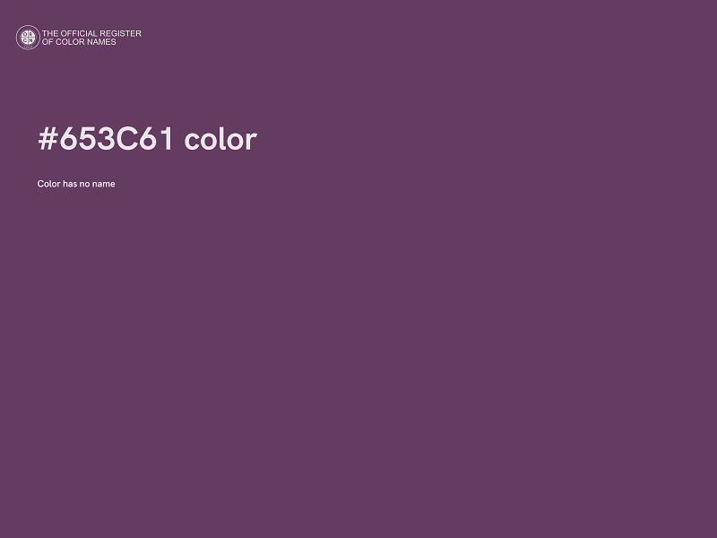 #653C61 color image