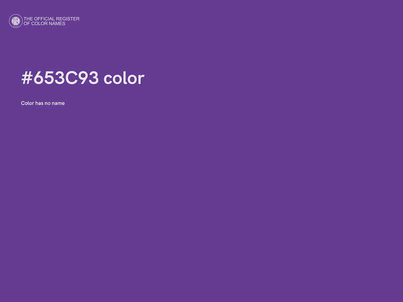 #653C93 color image