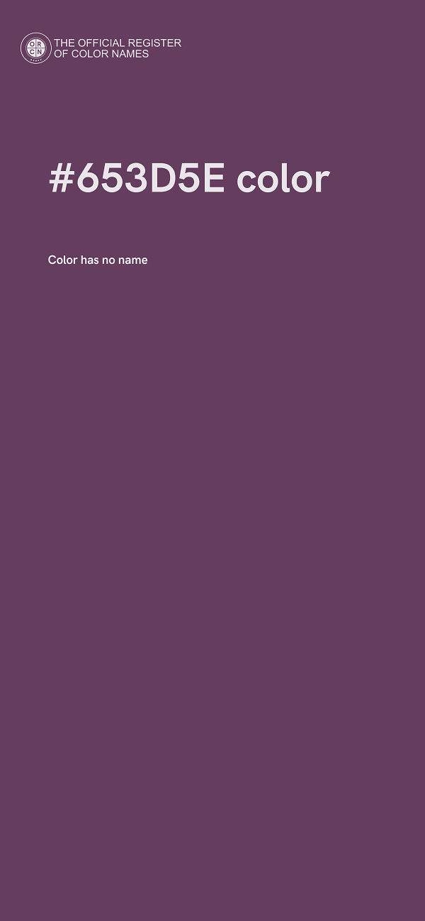 #653D5E color image