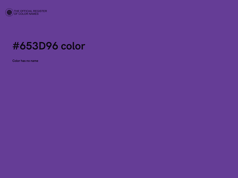 #653D96 color image